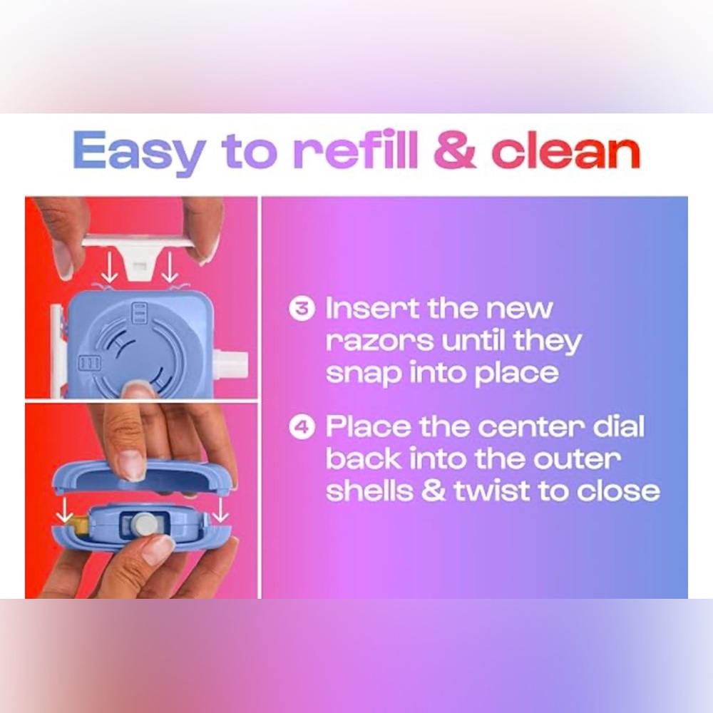 Alleyoop Portable Travel Razors for Women - On-The-Go Mini Triple-Blade Razor - Picture 10 of 12